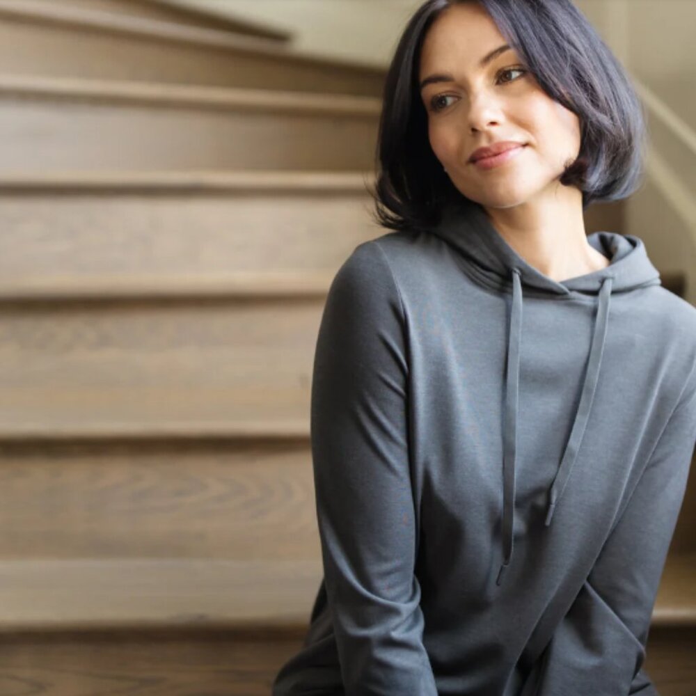 Cozy Earth Women's Ultra-Soft Bamboo Hoodie